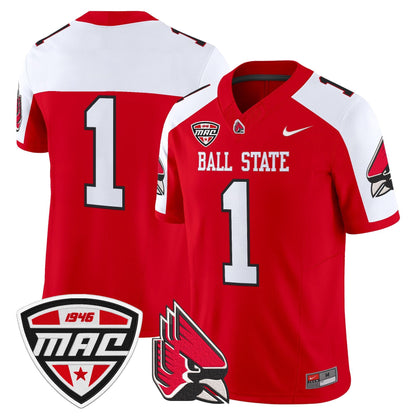 Men's Ball State Cardinals 2025 Vapor Limited Jersey - All Stitched