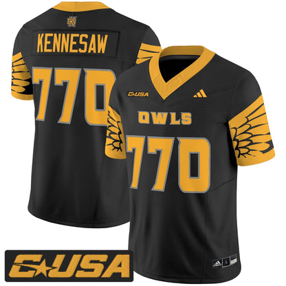 Men's Kennesaw State Owls 2025 Vapor Limited Jersey - All Stitched