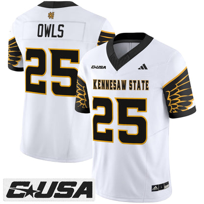 Men's Kennesaw State Owls 2025 Vapor Limited Jersey - All Stitched