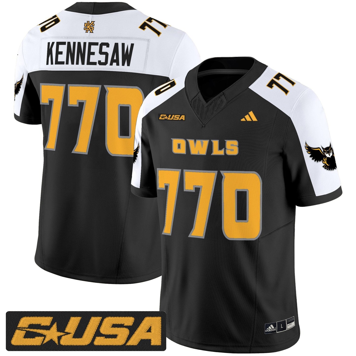 Men's Kennesaw State Owls 2025 Vapor Limited Jersey - All Stitched