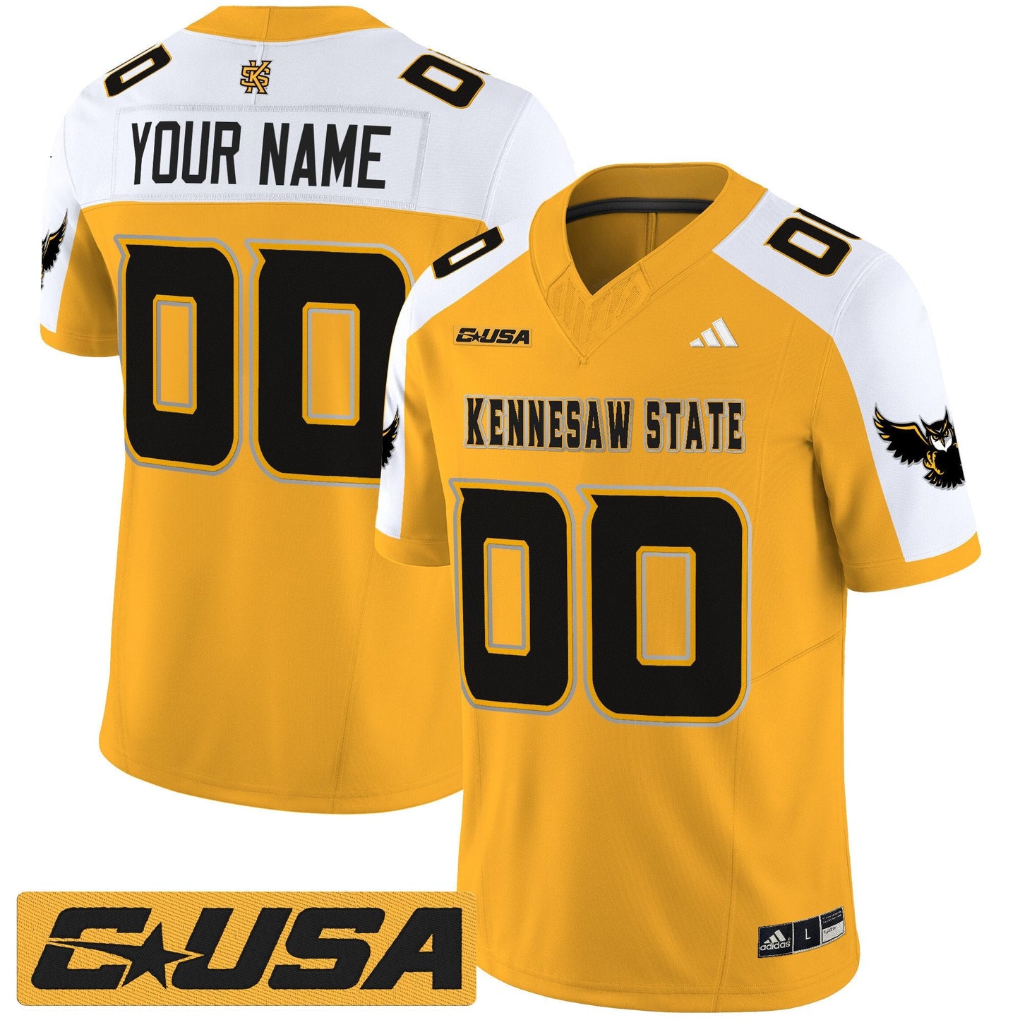 Kennesaw State Owls 2025 Vapor Limited Custom Jersey - All Stitched