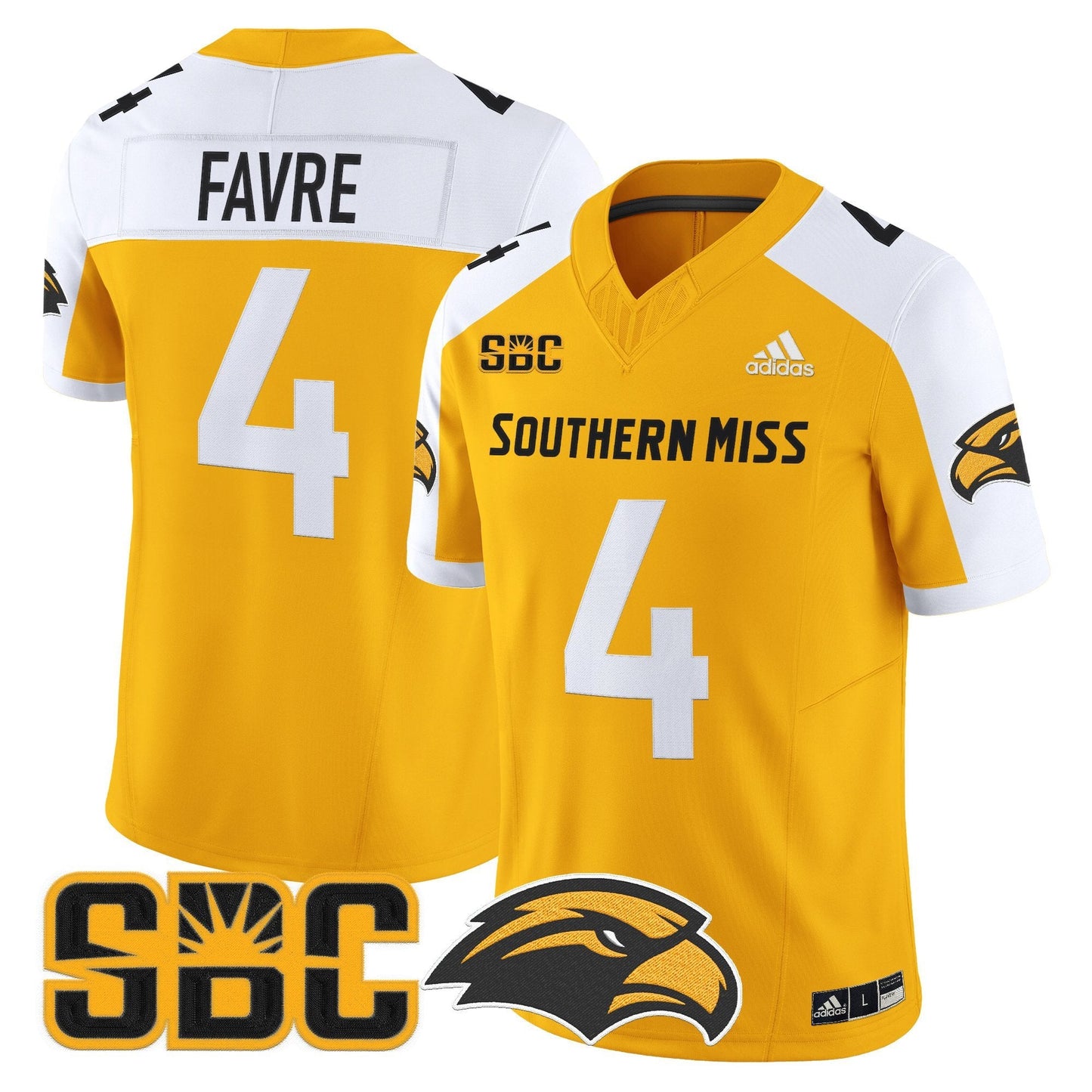 Men's Southern Miss Golden Eagles 2025 Vapor Limited Jersey - All Stitched