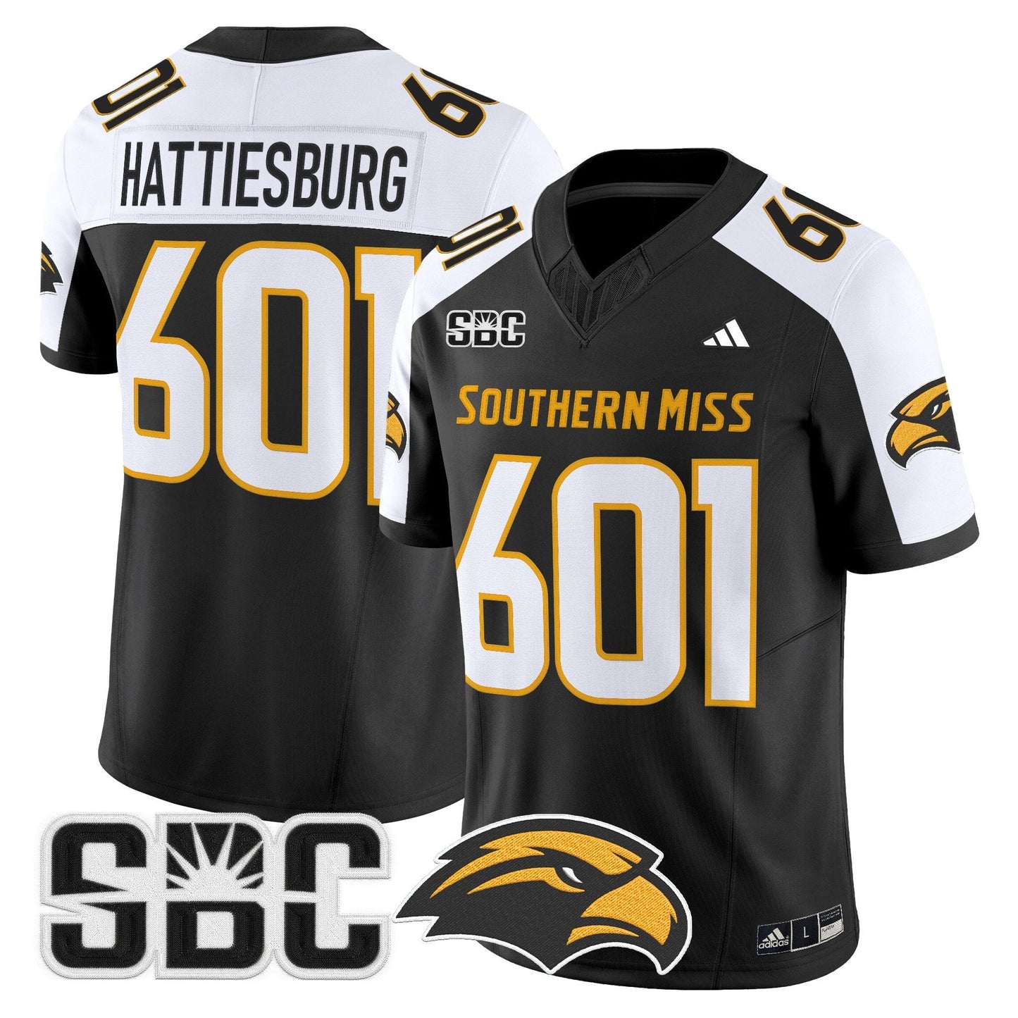 Men's Southern Miss Golden Eagles 2025 Vapor Limited Jersey - All Stitched