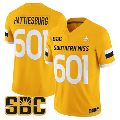 Men's Southern Miss Golden Eagles 2025 Vapor Limited Jersey - All Stitched
