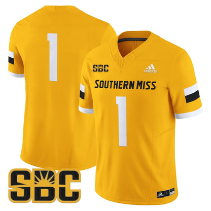 Men's Southern Miss Golden Eagles 2025 Vapor Limited Jersey - All Stitched