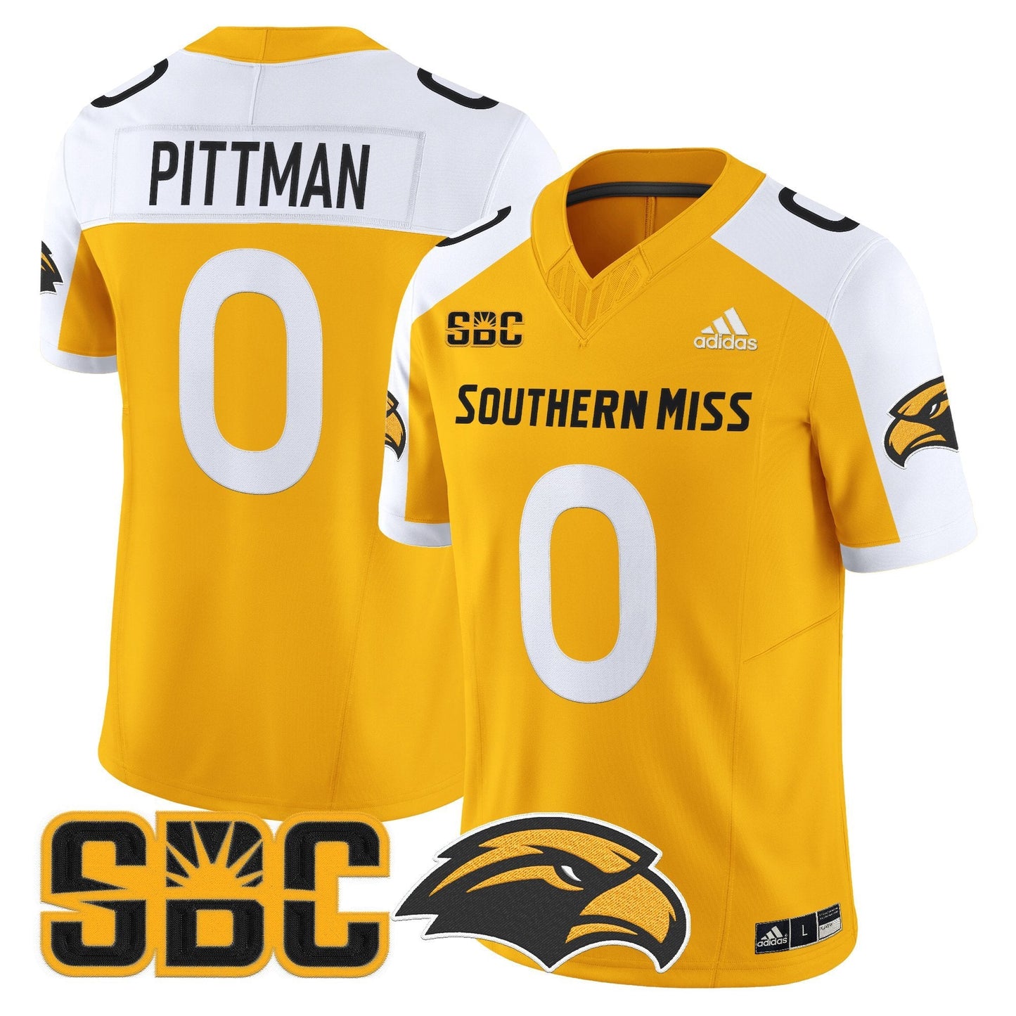 Men's Southern Miss Golden Eagles 2025 Vapor Limited Jersey - All Stitched
