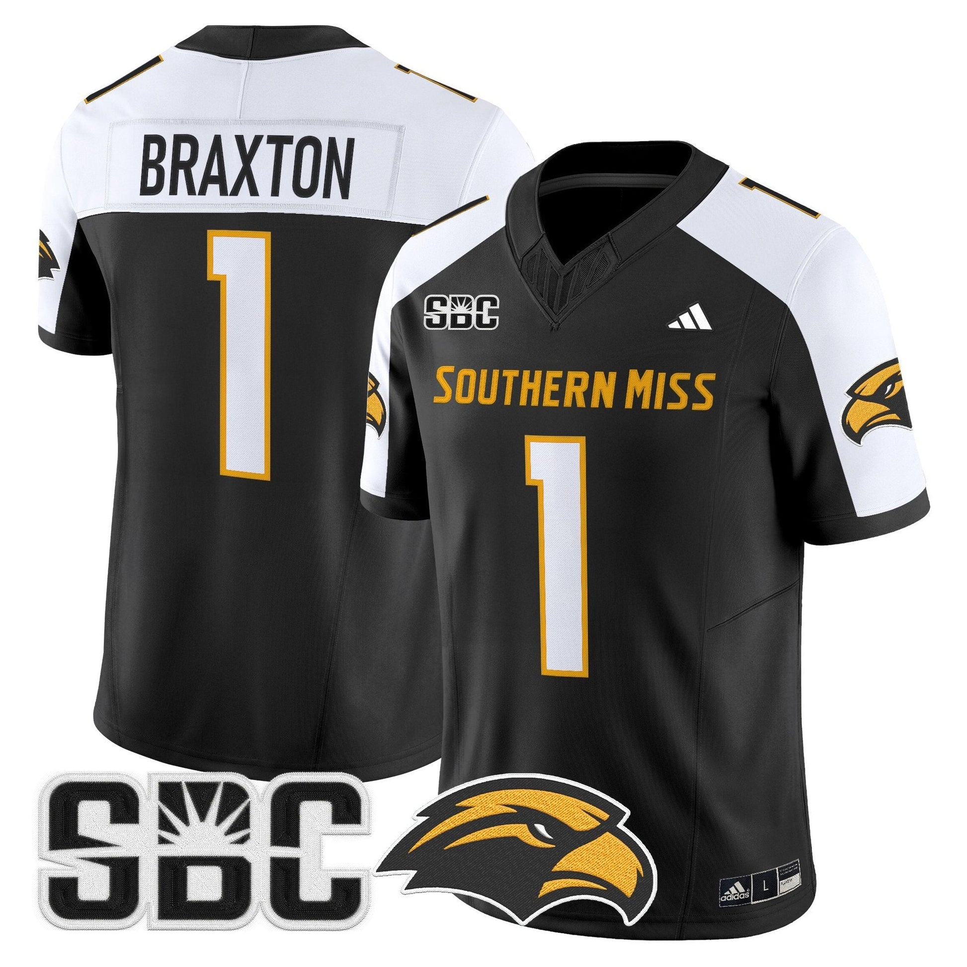 Men's Southern Miss Golden Eagles 2025 Vapor Limited Jersey - All Stitched