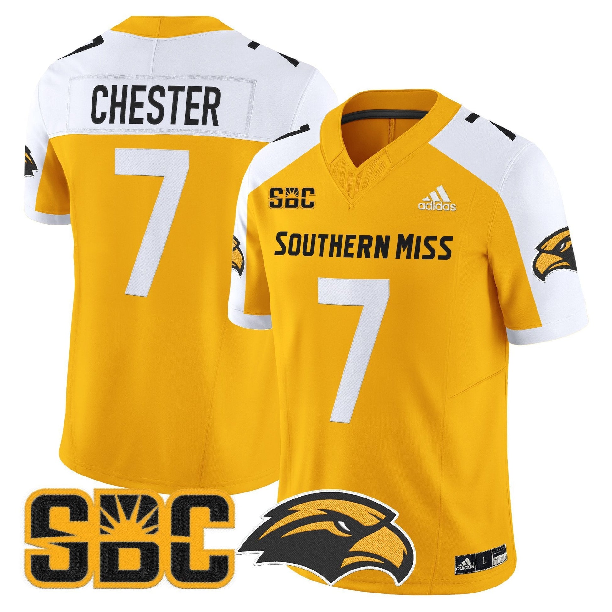 Men's Southern Miss Golden Eagles 2025 Vapor Limited Jersey - All Stitched