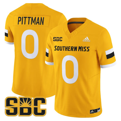Men's Southern Miss Golden Eagles 2025 Vapor Limited Jersey - All Stitched