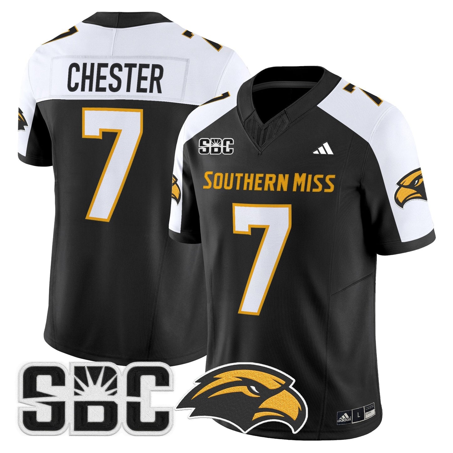 Men's Southern Miss Golden Eagles 2025 Vapor Limited Jersey - All Stitched