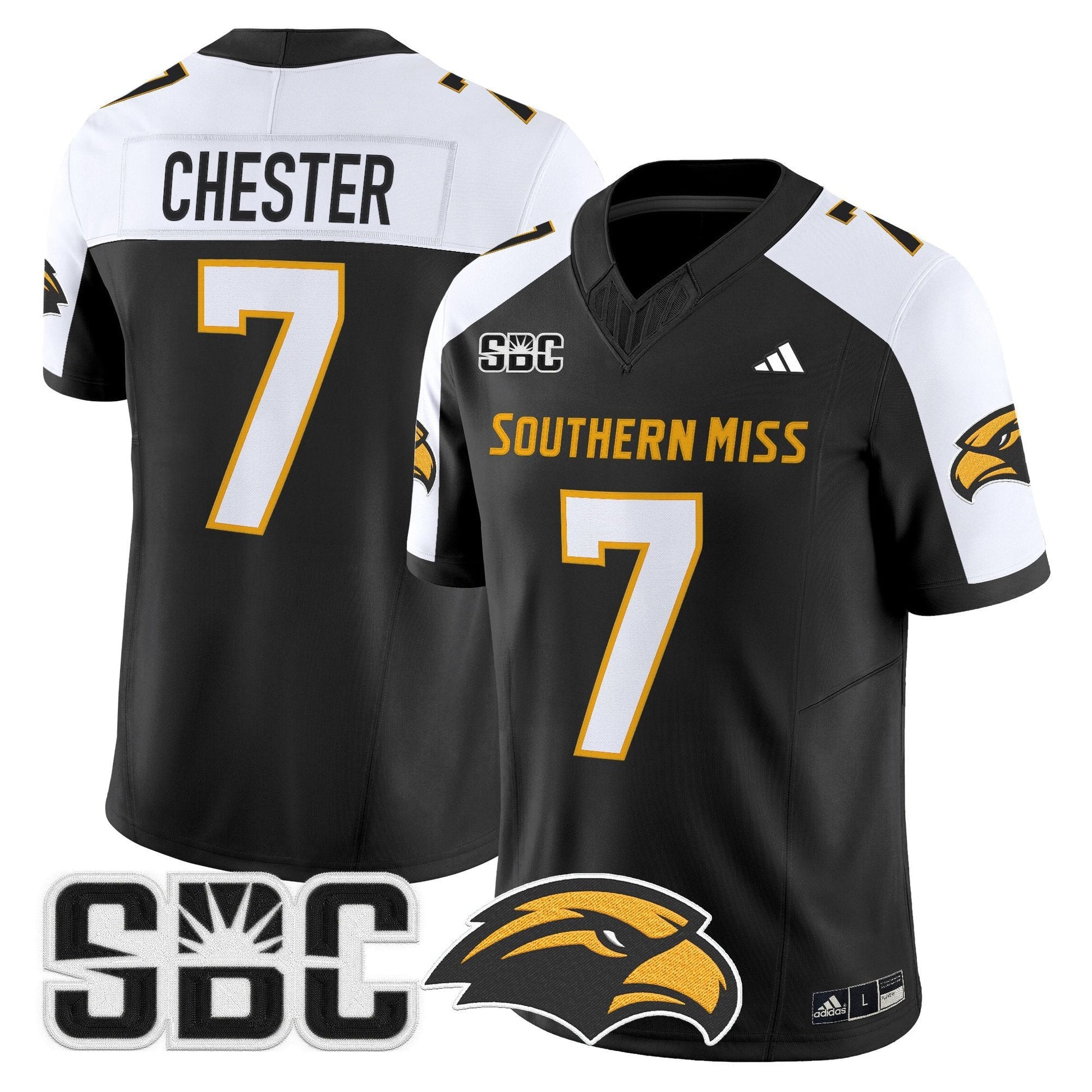 Men's Southern Miss Golden Eagles 2025 Vapor Limited Jersey - All Stitched