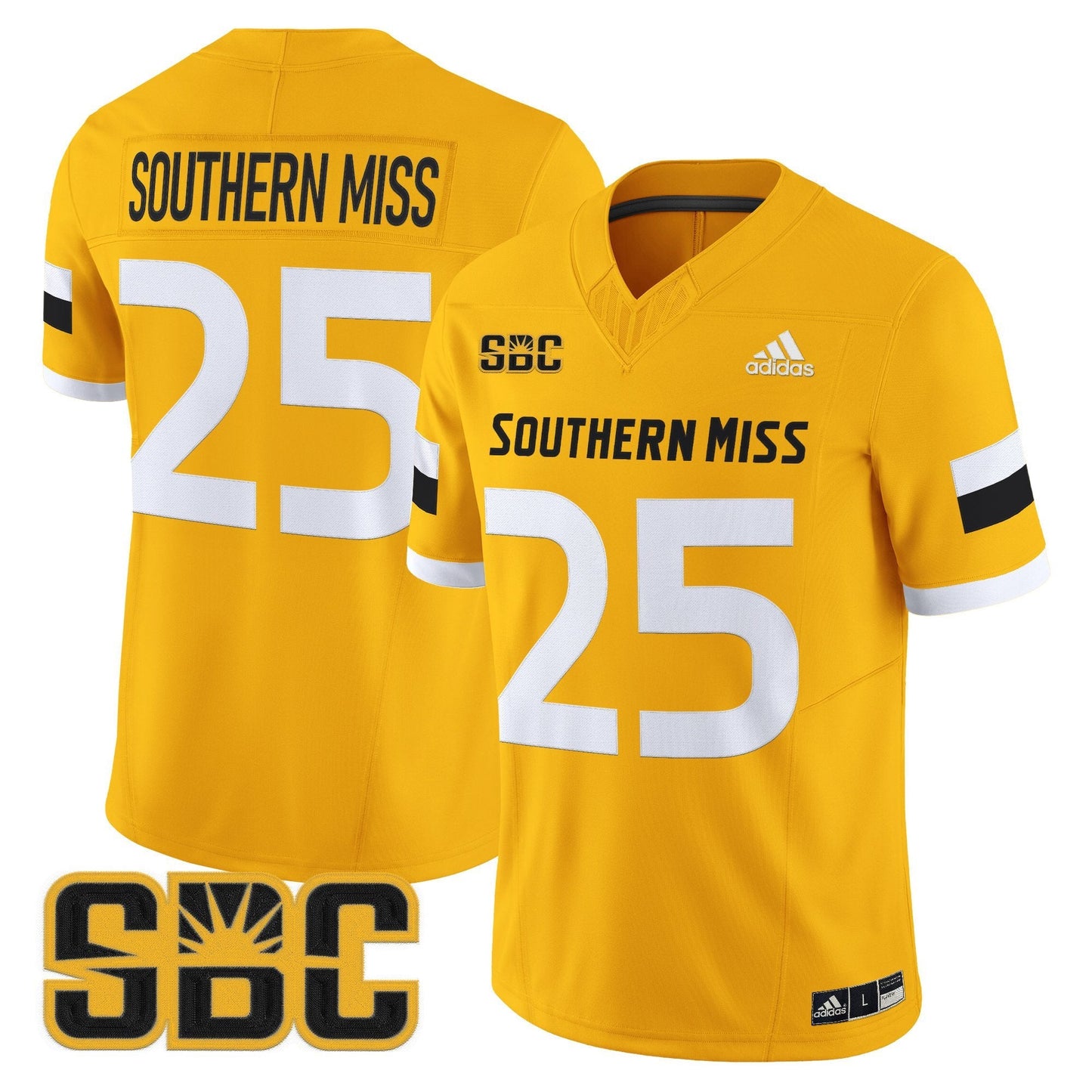 Men's Southern Miss Golden Eagles 2025 Vapor Limited Jersey - All Stitched