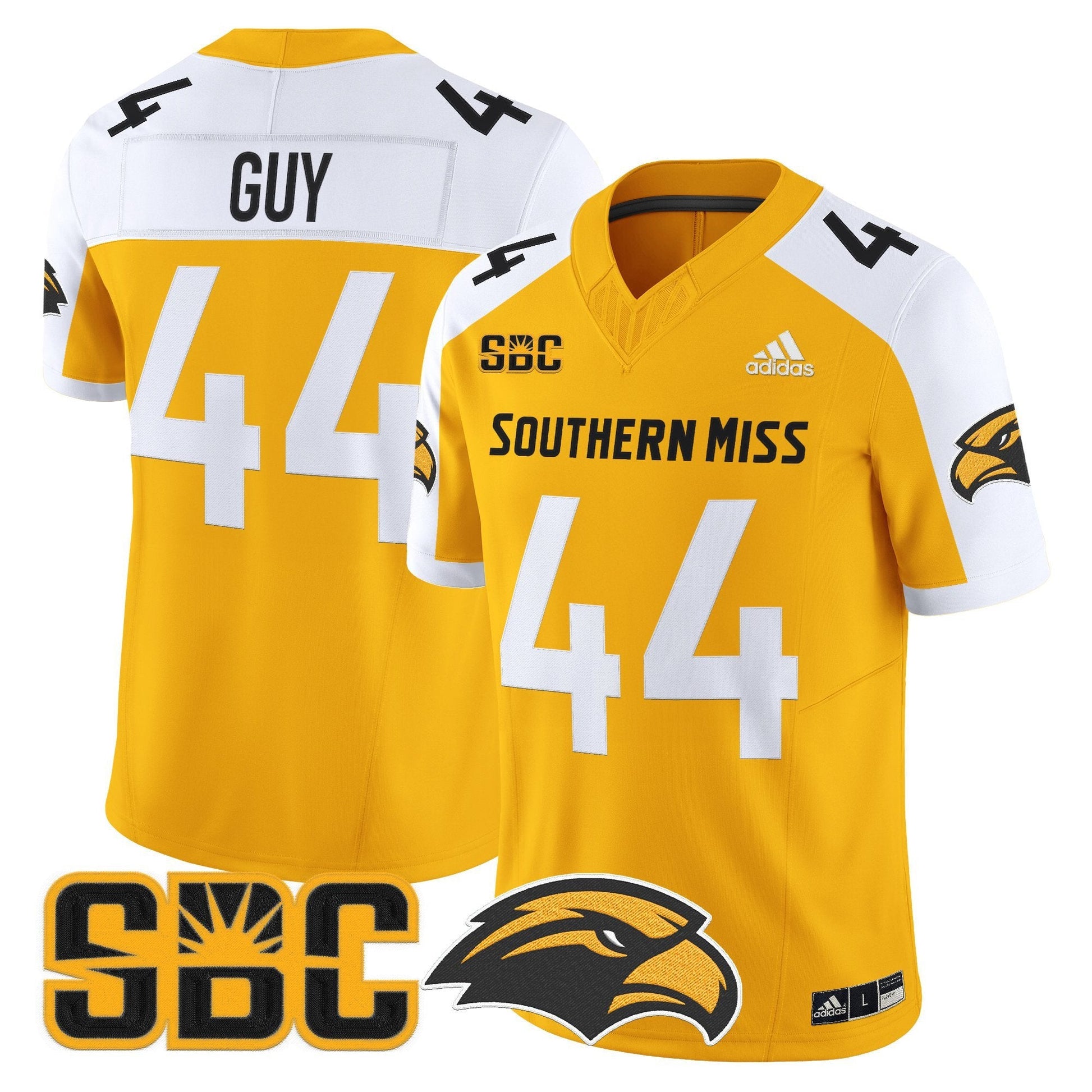 Men's Southern Miss Golden Eagles 2025 Vapor Limited Jersey - All Stitched