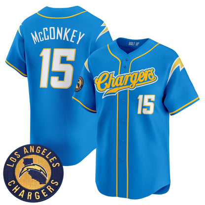 Men's Los Angeles Chargers 2025 Vapor Limited Baseball Jersey - All Stitched