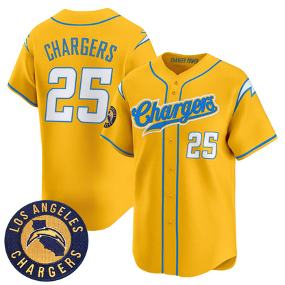 Men's Los Angeles Chargers 2025 Vapor Limited Baseball Jersey - All Stitched