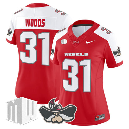 Women's UNLV Rebels 2025 Vapor Limited Jersey - All Stitched