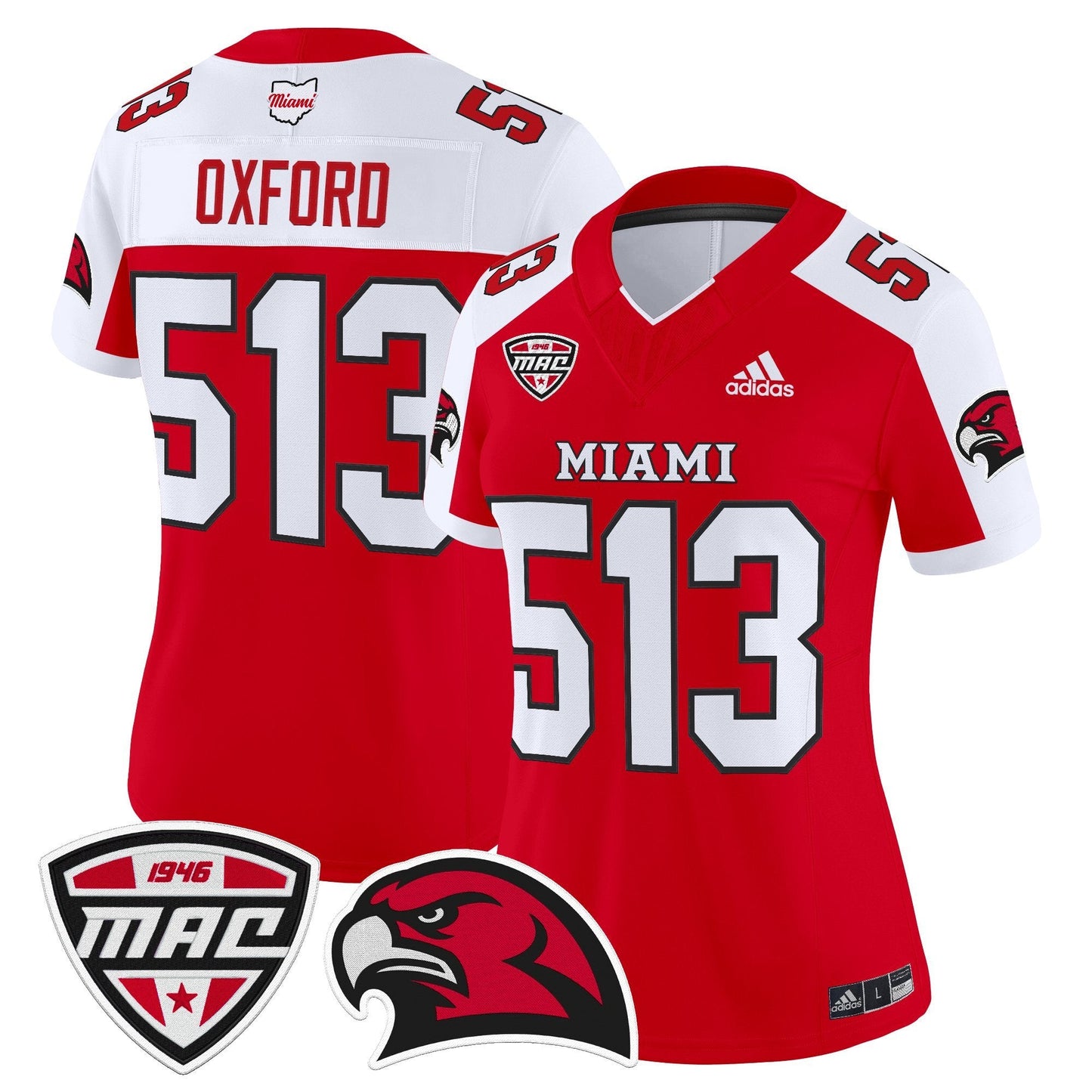 Women's Miami (OH) RedHawks 2025 Vapor Limited Jersey - All Stitched