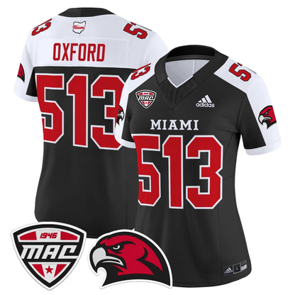 Women's Miami (OH) RedHawks 2025 Vapor Limited Jersey - All Stitched