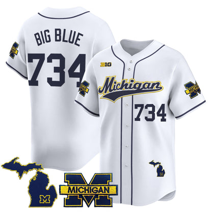 Men's Michigan Wolverines 2025 Vapor Baseball Jersey - All Stitched