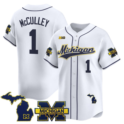 Men's Michigan Wolverines 2025 Vapor Baseball Jersey - All Stitched