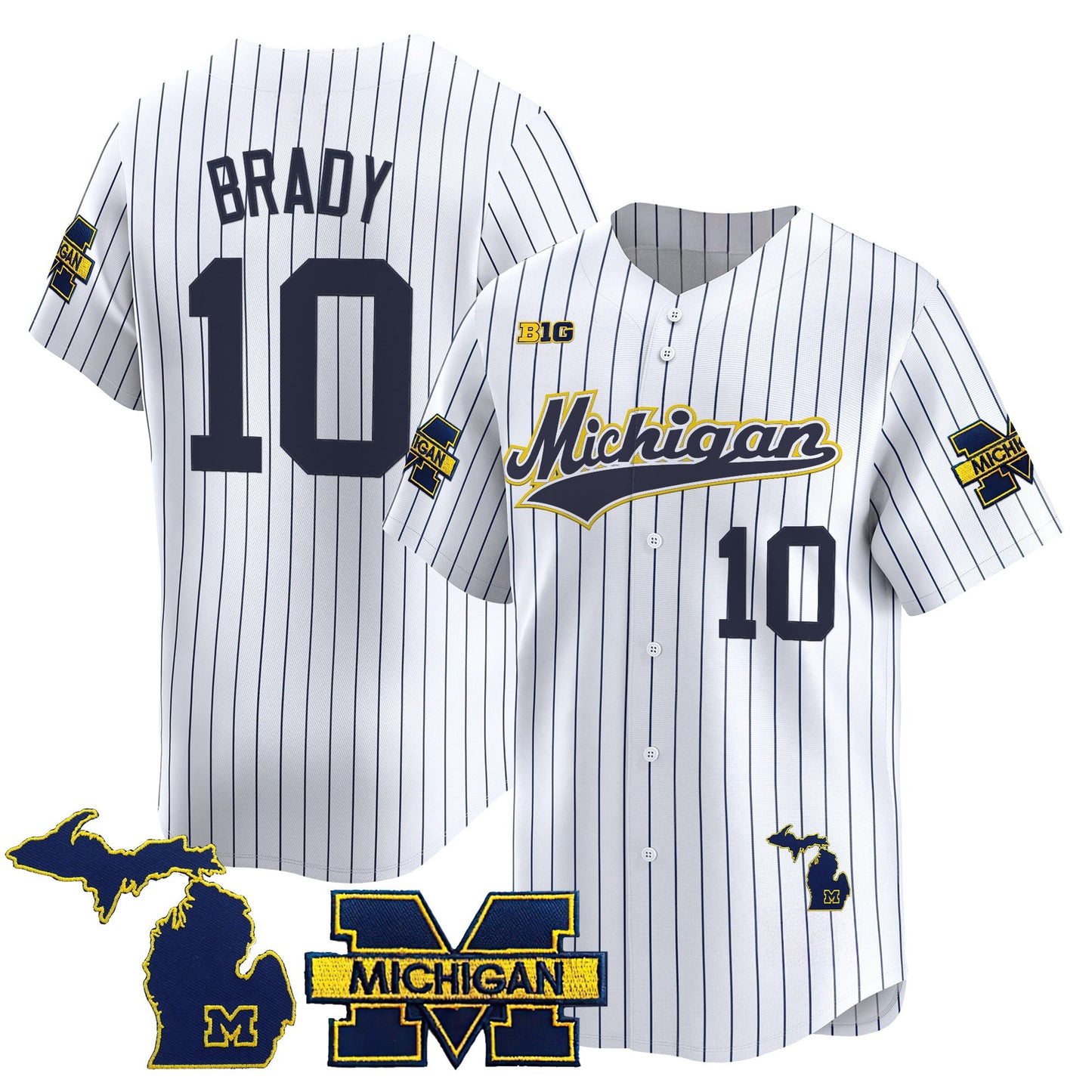 Men's Michigan Wolverines 2025 Vapor Baseball Jersey - All Stitched
