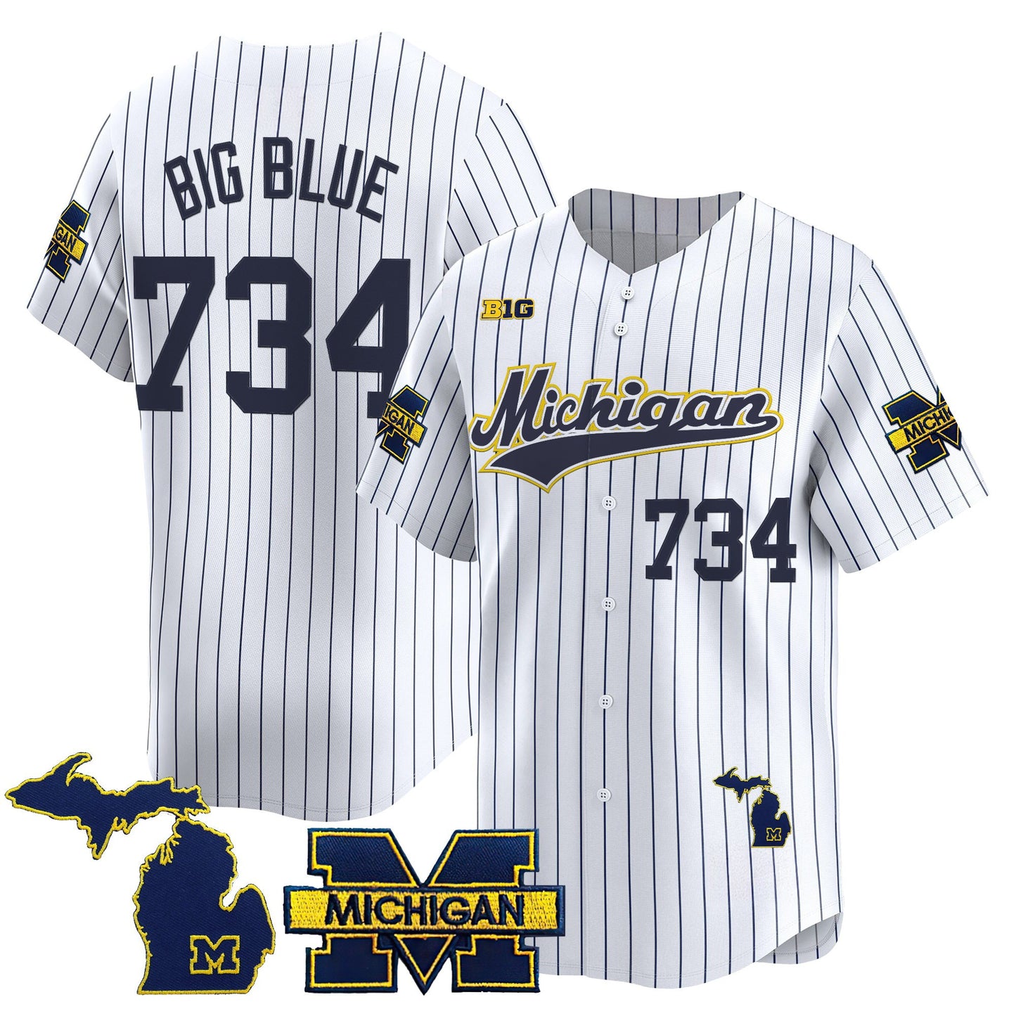 Men's Michigan Wolverines 2025 Vapor Baseball Jersey - All Stitched