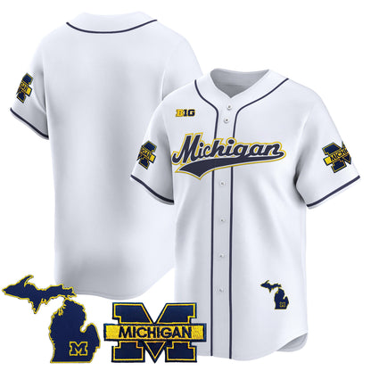 Men's Michigan Wolverines 2025 Vapor Baseball Jersey - All Stitched
