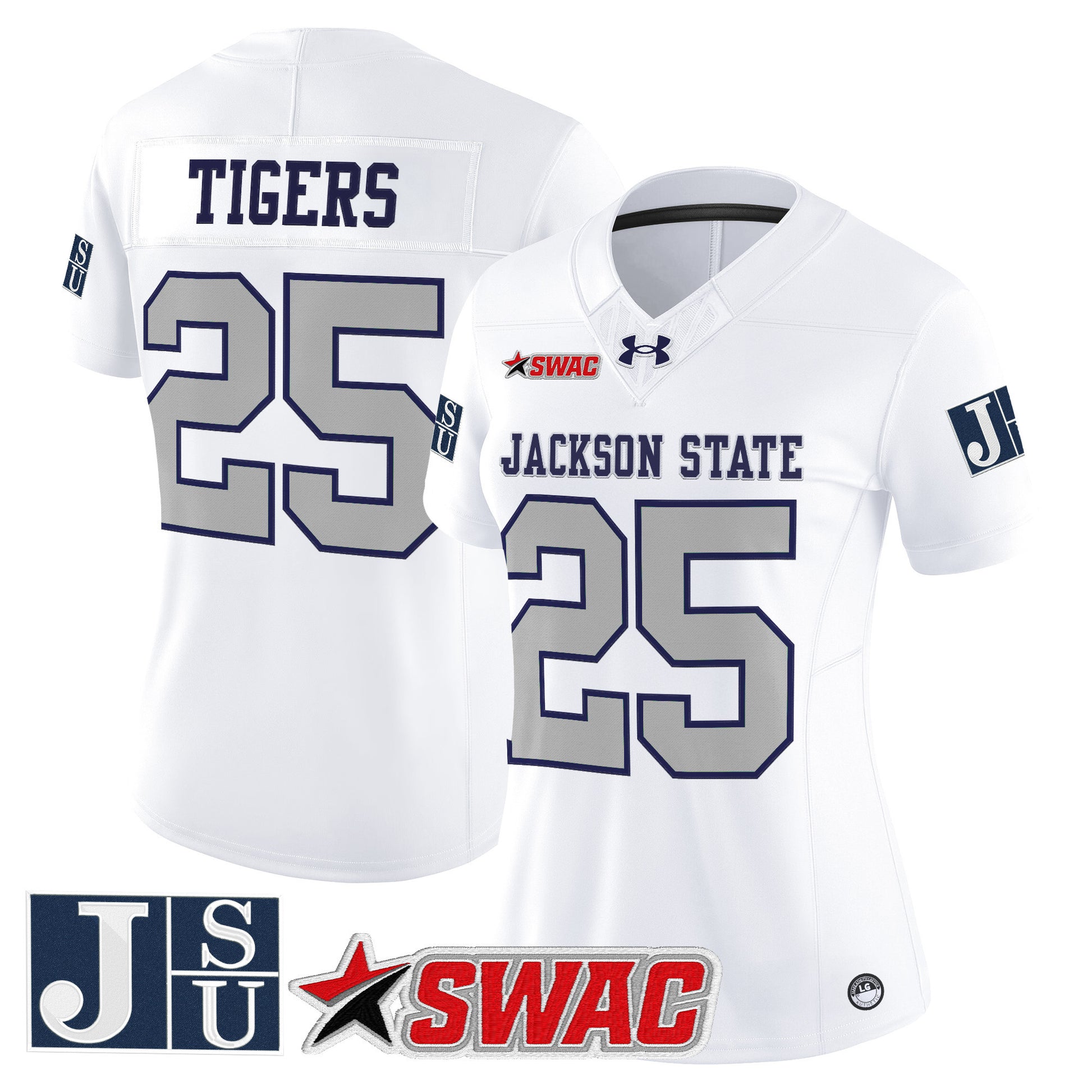 Women's Jackson State Tigers 2026 Vapor Limited Jersey - All Stitched
