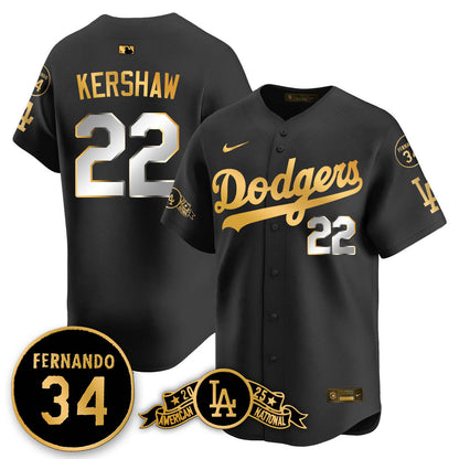 Los Angeles Dodgers 2025 National League Champions Jersey - All Stitched