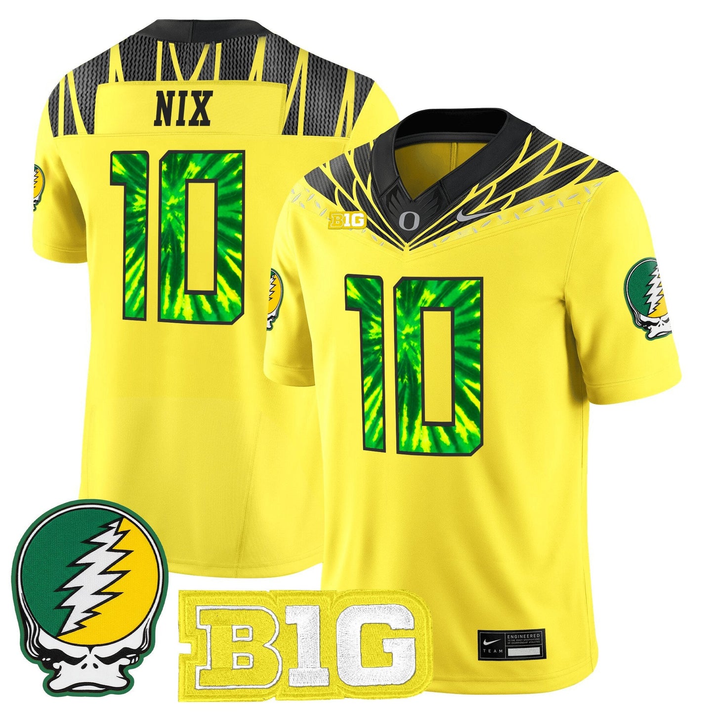 Men's Oregon Ducks 2025 "Grateful Ducks" Vapor Limited Jersey - All Stitched