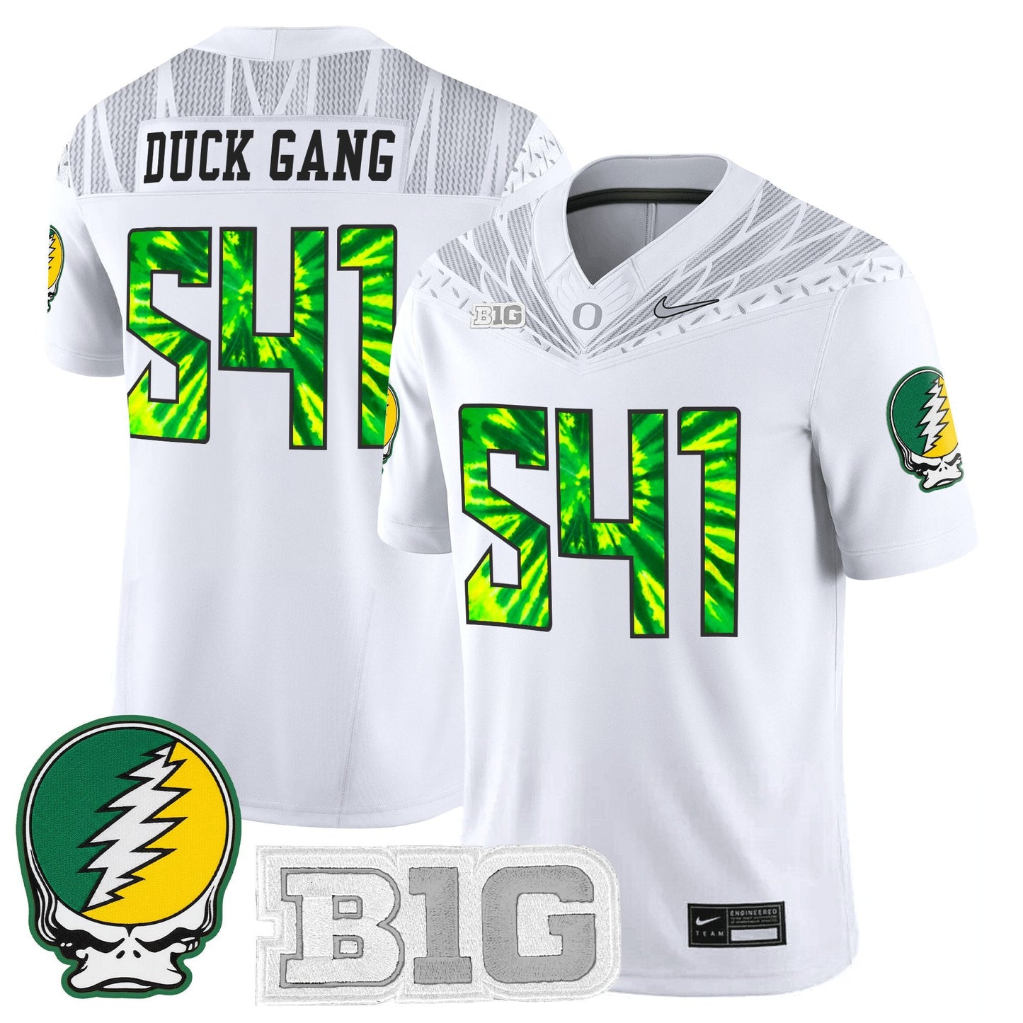 Men's Oregon Ducks 2025 "Grateful Ducks" Vapor Limited Jersey - All Stitched