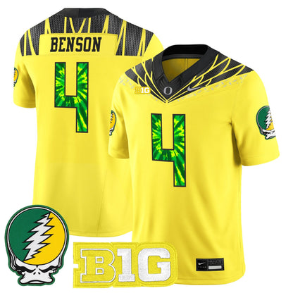 Men's Oregon Ducks 2025 "Grateful Ducks" Vapor Limited Jersey - All Stitched