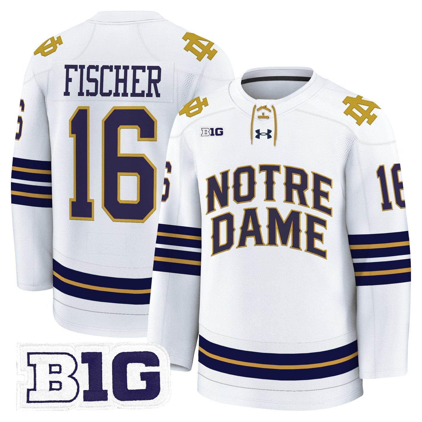 Men's Notre Dame Fighting Irish 2025/26 Premium Jersey - All Stitched