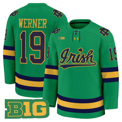 Men's Notre Dame Fighting Irish 2025/26 Premium Jersey - All Stitched