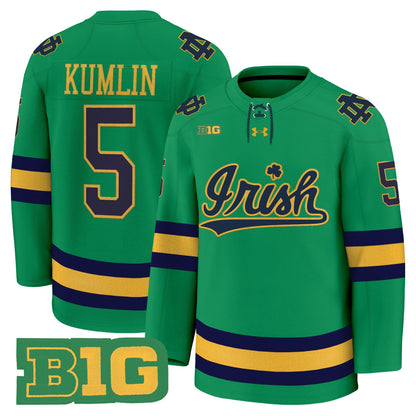 Men's Notre Dame Fighting Irish 2025/26 Premium Jersey - All Stitched