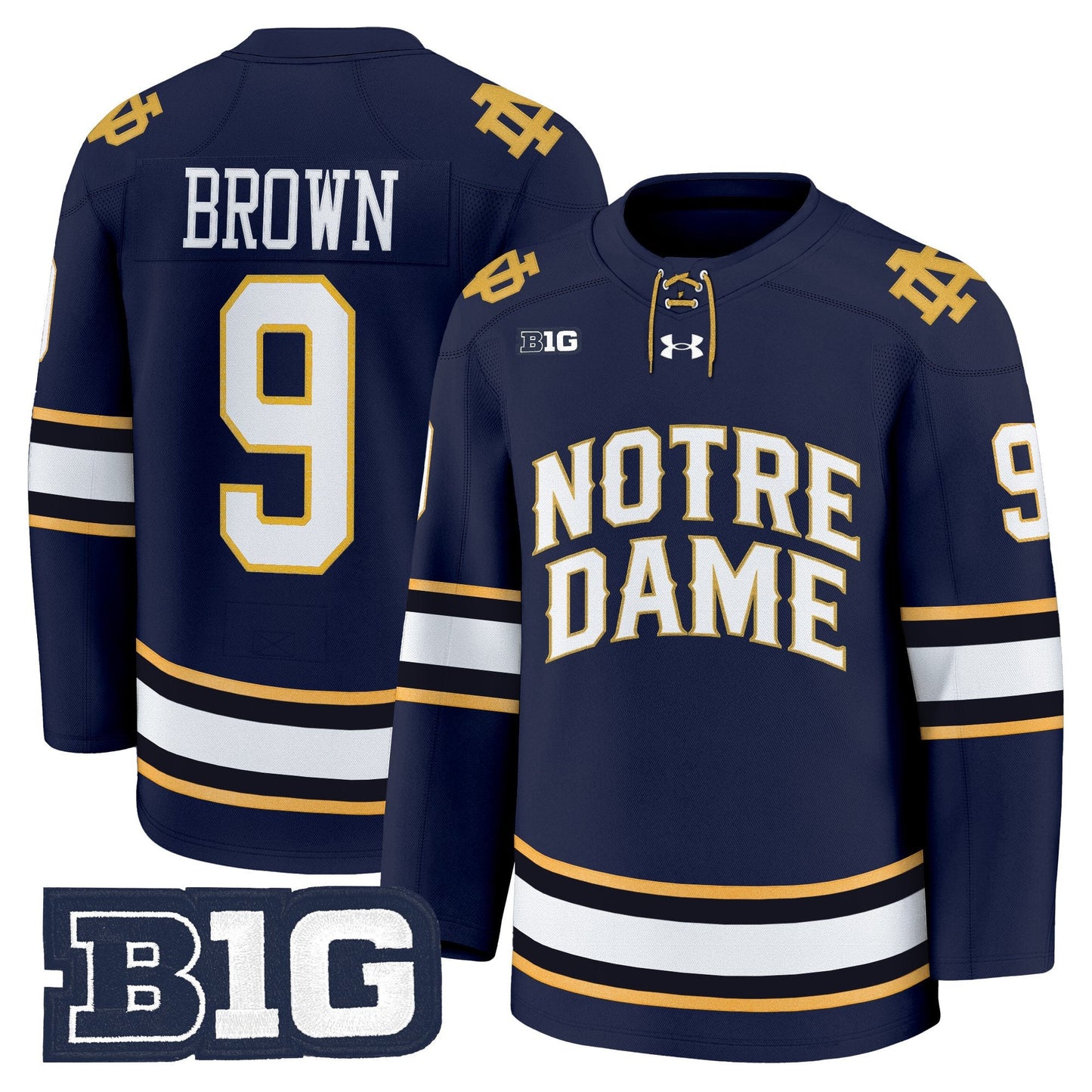 Men's Notre Dame Fighting Irish 2025/26 Premium Jersey - All Stitched