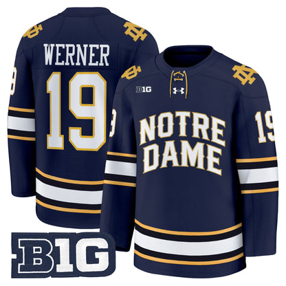 Men's Notre Dame Fighting Irish 2025/26 Premium Jersey - All Stitched