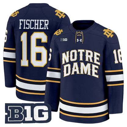 Men's Notre Dame Fighting Irish 2025/26 Premium Jersey - All Stitched