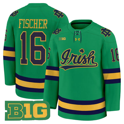 Men's Notre Dame Fighting Irish 2025/26 Premium Jersey - All Stitched