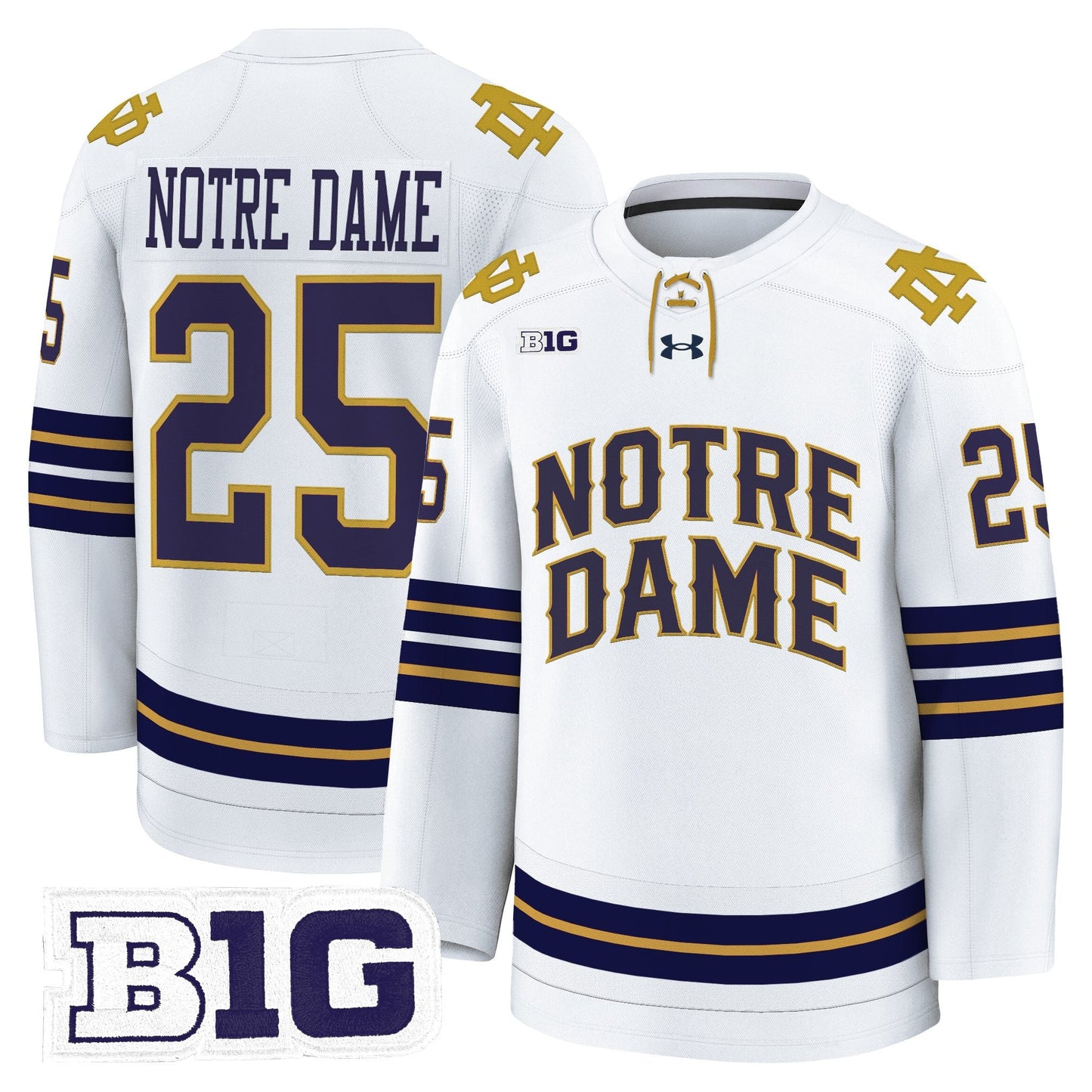 Men's Notre Dame Fighting Irish 2025/26 Premium Jersey - All Stitched