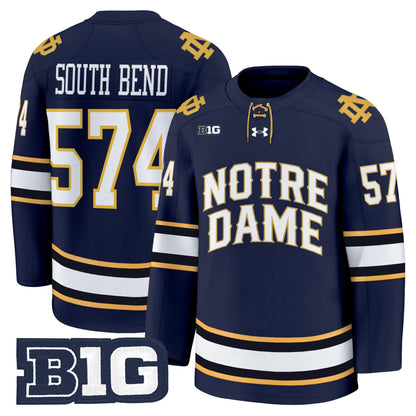 Men's Notre Dame Fighting Irish 2025/26 Premium Jersey - All Stitched