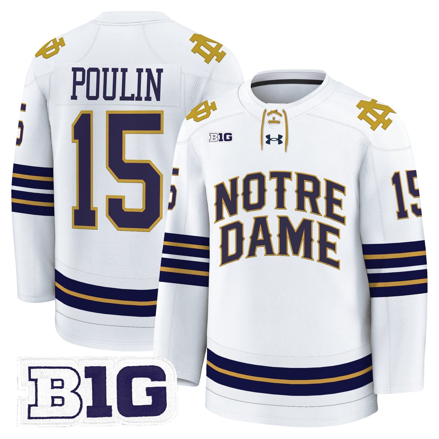 Men's Notre Dame Fighting Irish 2025/26 Premium Jersey - All Stitched