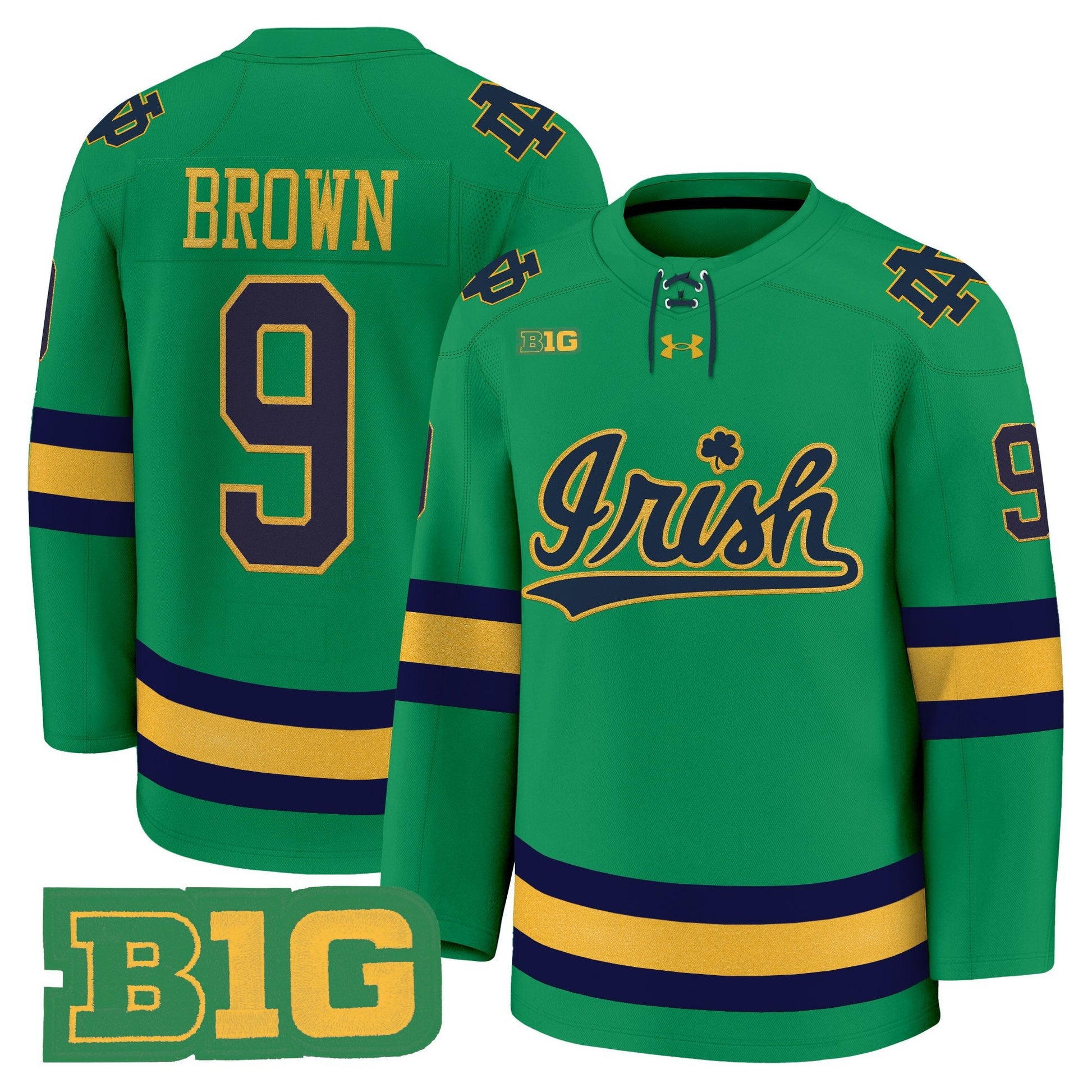Men's Notre Dame Fighting Irish 2025/26 Premium Jersey - All Stitched