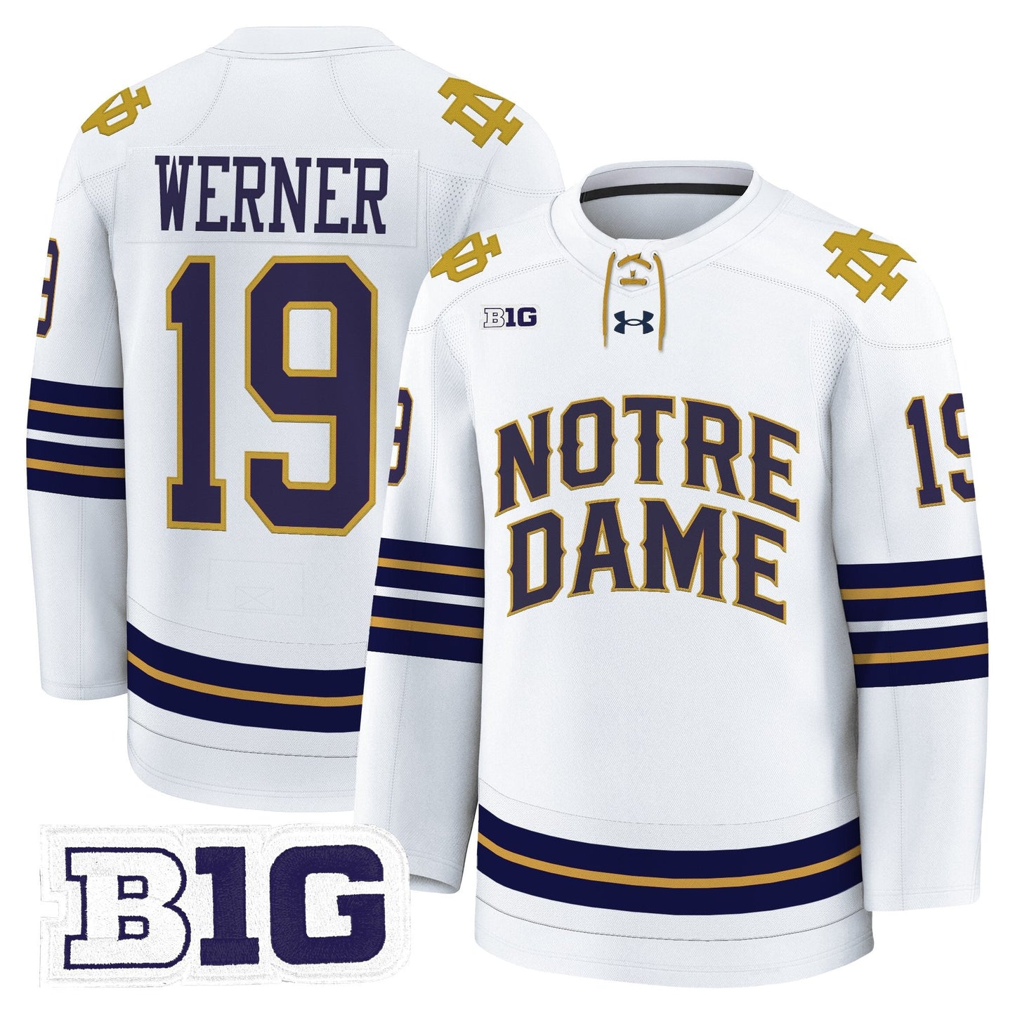 Men's Notre Dame Fighting Irish 2025/26 Premium Jersey - All Stitched