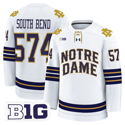 Men's Notre Dame Fighting Irish 2025/26 Premium Jersey - All Stitched