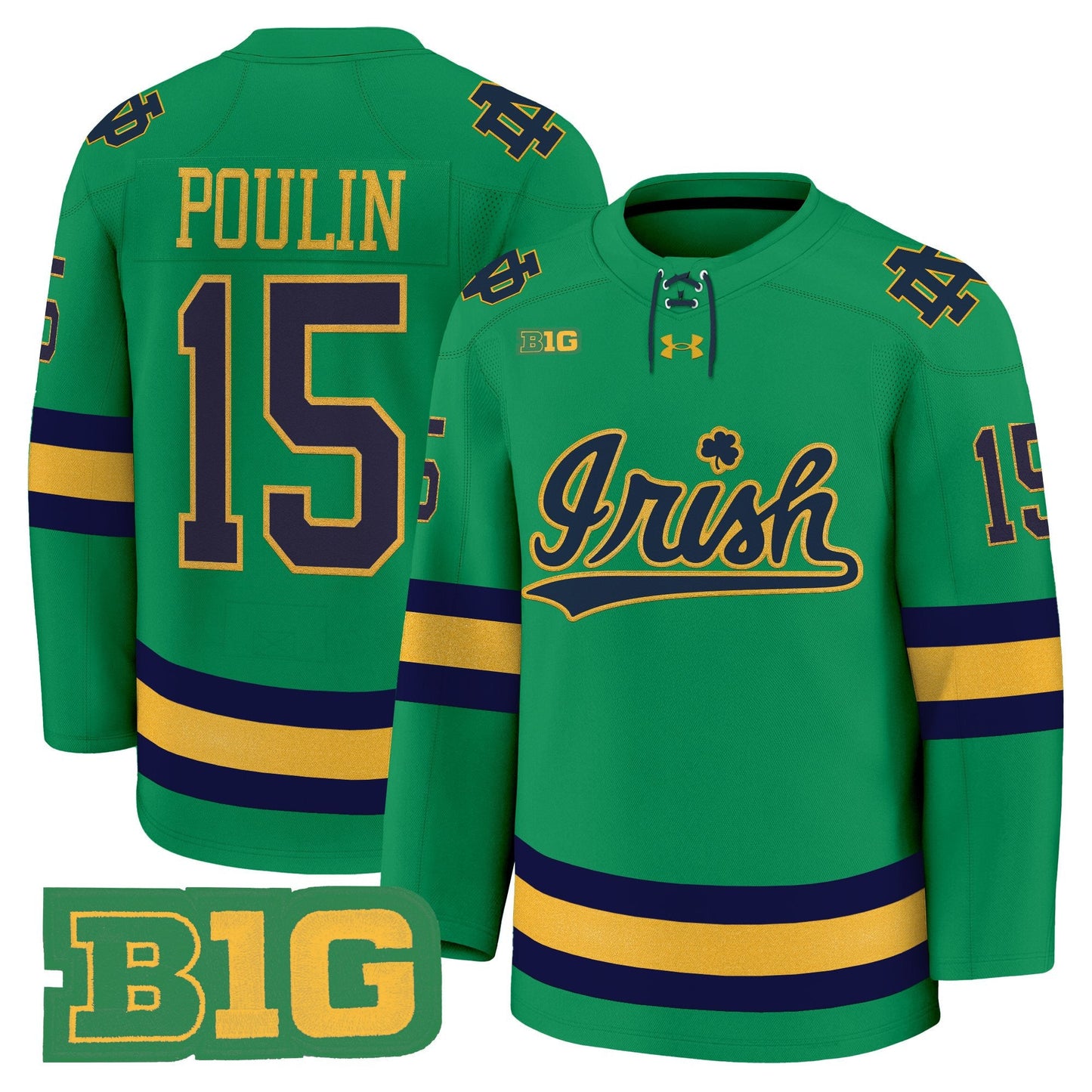 Men's Notre Dame Fighting Irish 2025/26 Premium Jersey - All Stitched