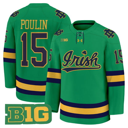 Men's Notre Dame Fighting Irish 2025/26 Premium Jersey - All Stitched