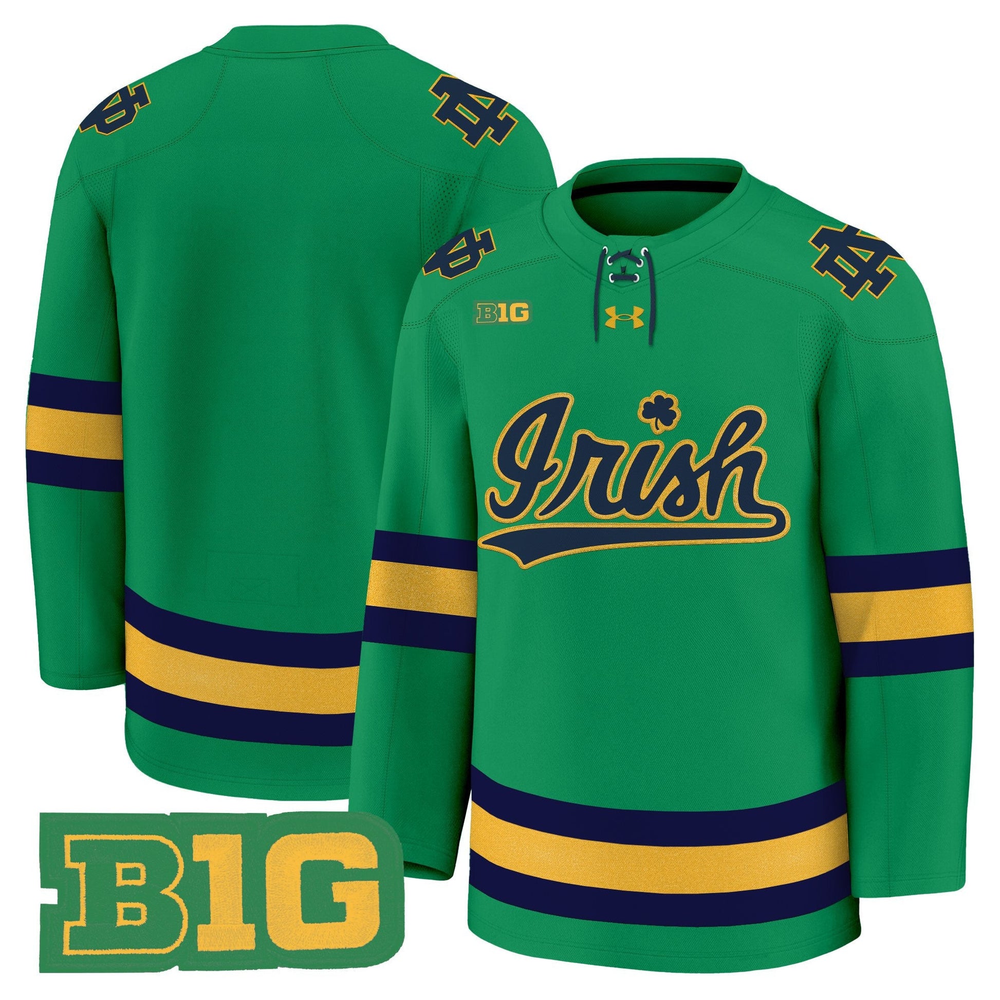Men's Notre Dame Fighting Irish 2025/26 Premium Jersey - All Stitched