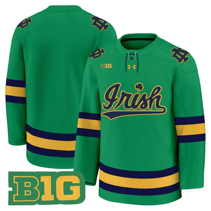 Men's Notre Dame Fighting Irish 2025/26 Premium Jersey - All Stitched