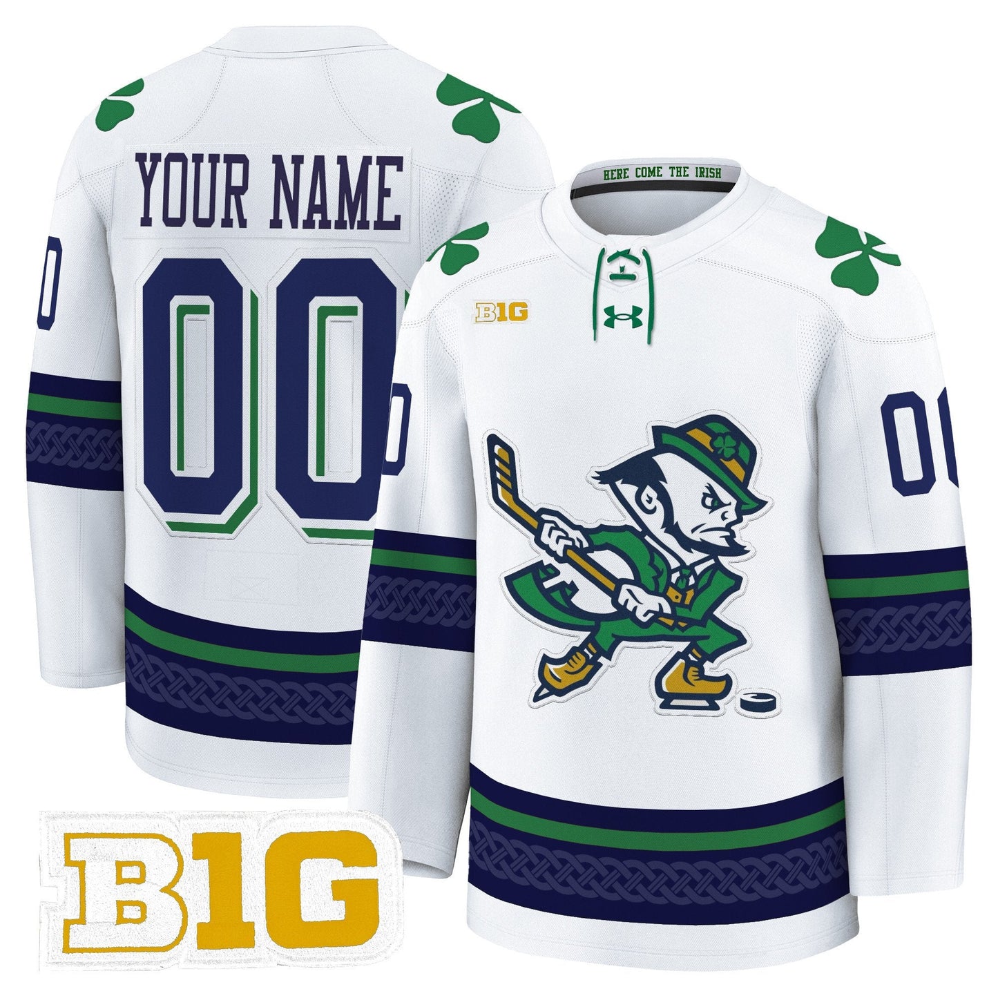 Notre Dame Fighting Irish 2025/26 Premium Custom Jersey - All Stitched